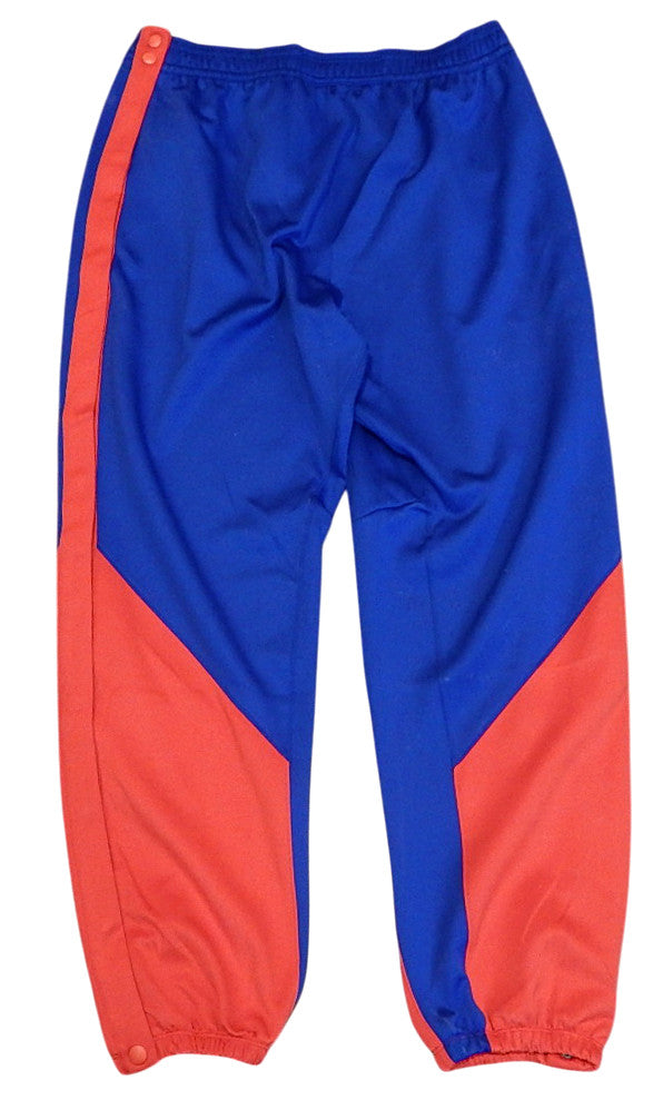 Detroit Pistons Retro Logo Nike Dri-Fit Team Issued Warm Up Pants Blue Medium Pic2