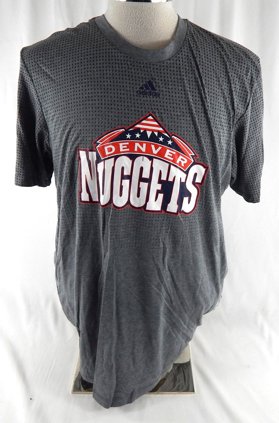 2016-17 Denver Nuggets Jameer Nelson #1 Game Used Grey Shoot Shirt Hoops Troops1