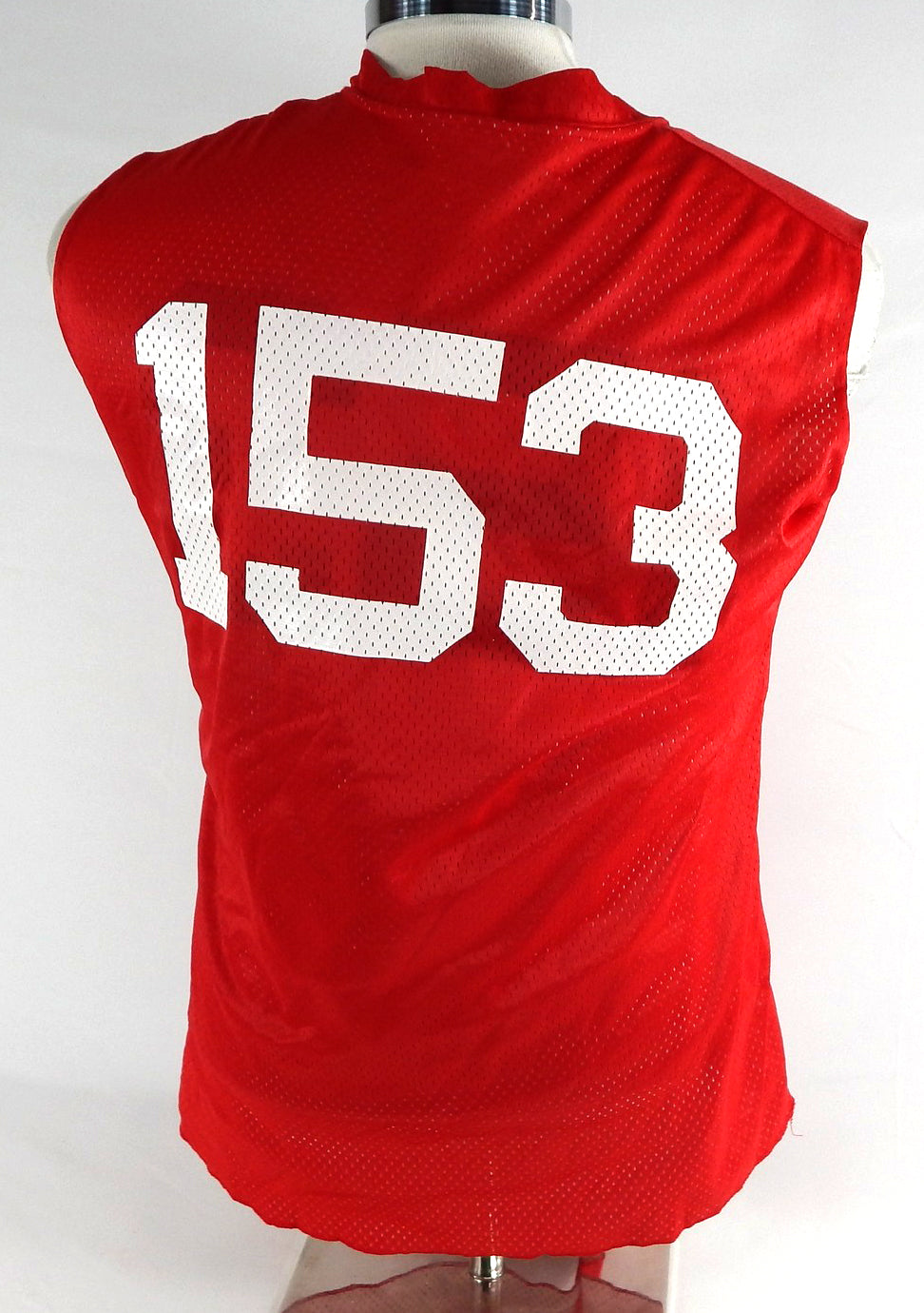 1990s Team USA Basketball #153 Game Issued Red Practice Jersey L 875 Pic2