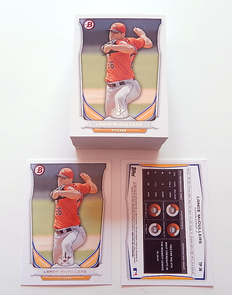 Lot of (90+) 2014 Bowman Draft Top Prospects Lance McCullers #TP36 Astros