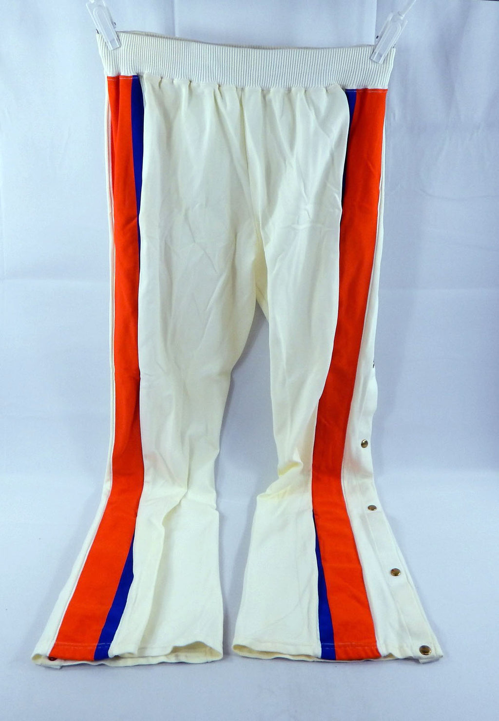 1980s Cleveland Cavaliers #21 Game Used White Warm Up Pants 34 103