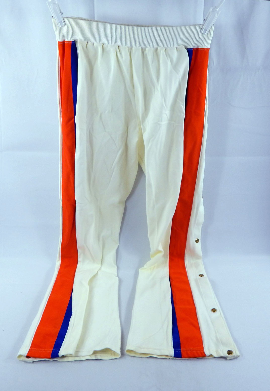 1980s Cleveland Cavaliers #21 Game Used White Warm Up Pants 34 103