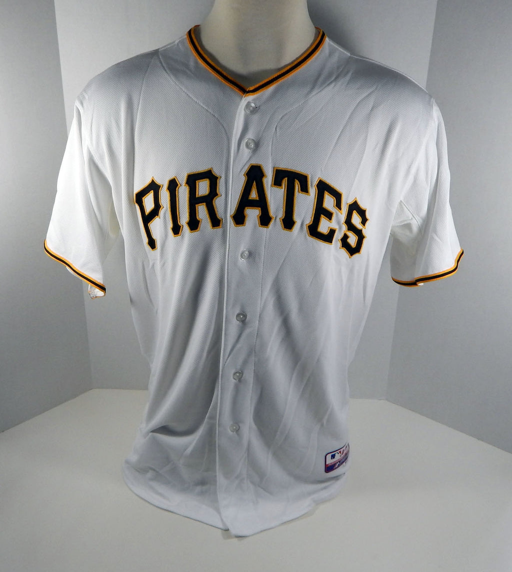 2013 Pittsburgh Pirates Hunter Strickland # Game Issued White Jersey PITT33065 Pic2