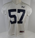 2006 Auburn Tigers #57 Game Used White Football Practice Jersey XL DP11237