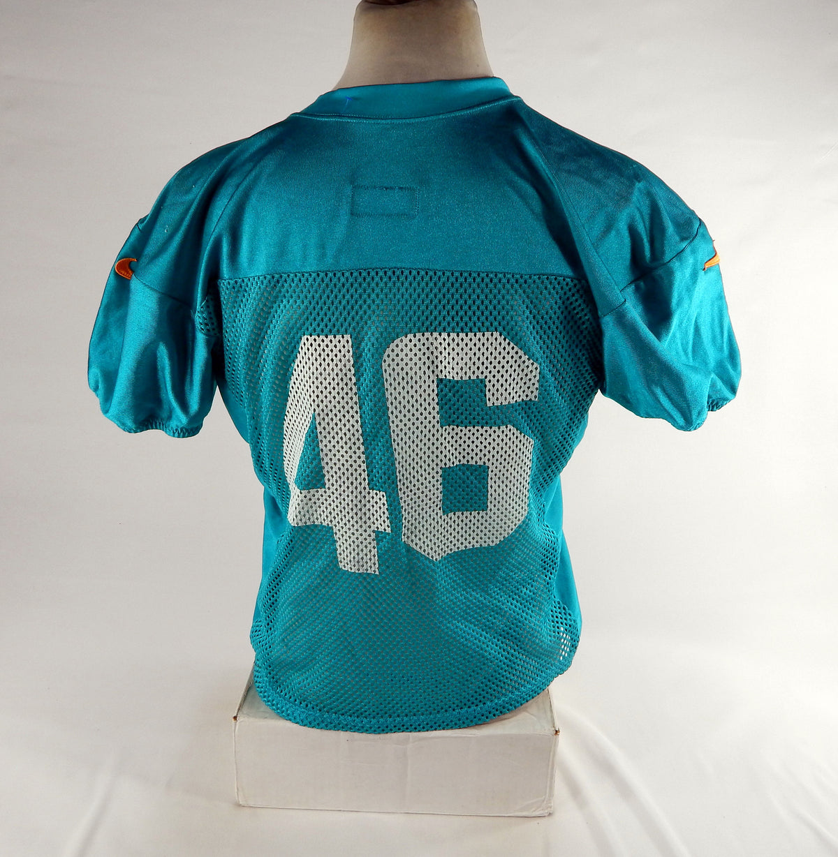 2014 Miami Dolphins #46 Game Used Blue Practice Jersey 48 DP72087 Pic2