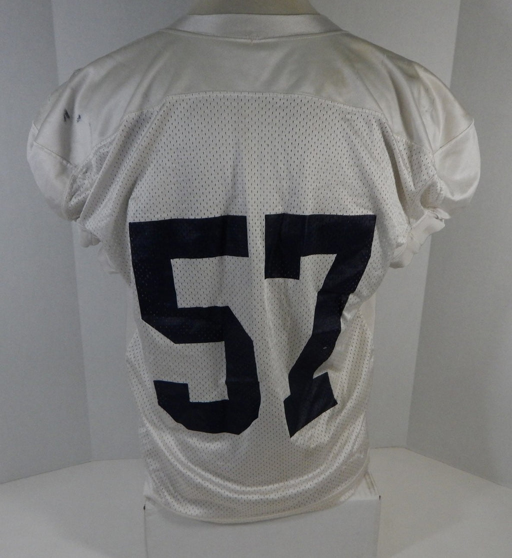 2006 Auburn Tigers #57 Game Used White Football Practice Jersey XL DP11237 Pic2