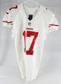 2012 San Francisco 49ers AJ Jenkins #17 Game Issued White Jersey 42 344