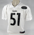 2017 Pittsburgh Steelers Sean Spence #51 Game Issued White Practice Jersey Rivendale Patch 48 DP66907