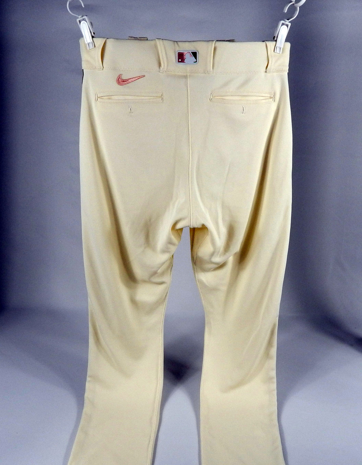 2023 Washington Nationals Jackson Rutledge #79 Game Used Cream Pants City Con 7 Pic2