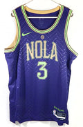 CJ McCollum #3 New Orleans Pelicans Nike Swingman City Ed. Jersey Purple 48 L