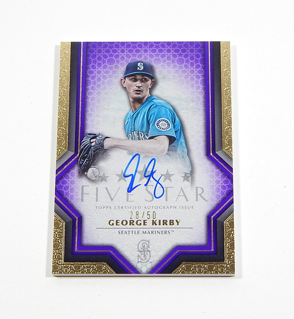2023 Topps Five Star Autographs Purple George Kirby #FSA-GK1 Auto #'d /50