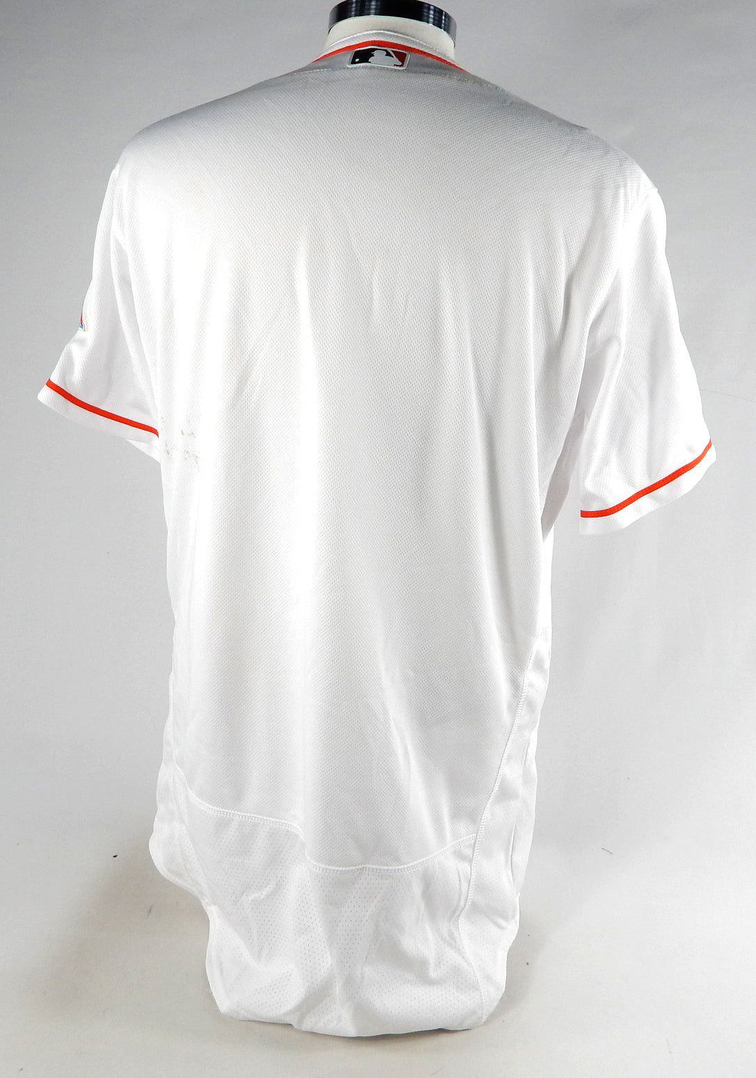 Miami Marlins Blank Game Issued White Jersey 44 336 Pic2