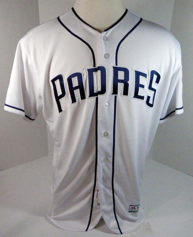 2017 San Diego Padres Doug Bochtler #45 Game Used White Jersey SDP1113 Pic2