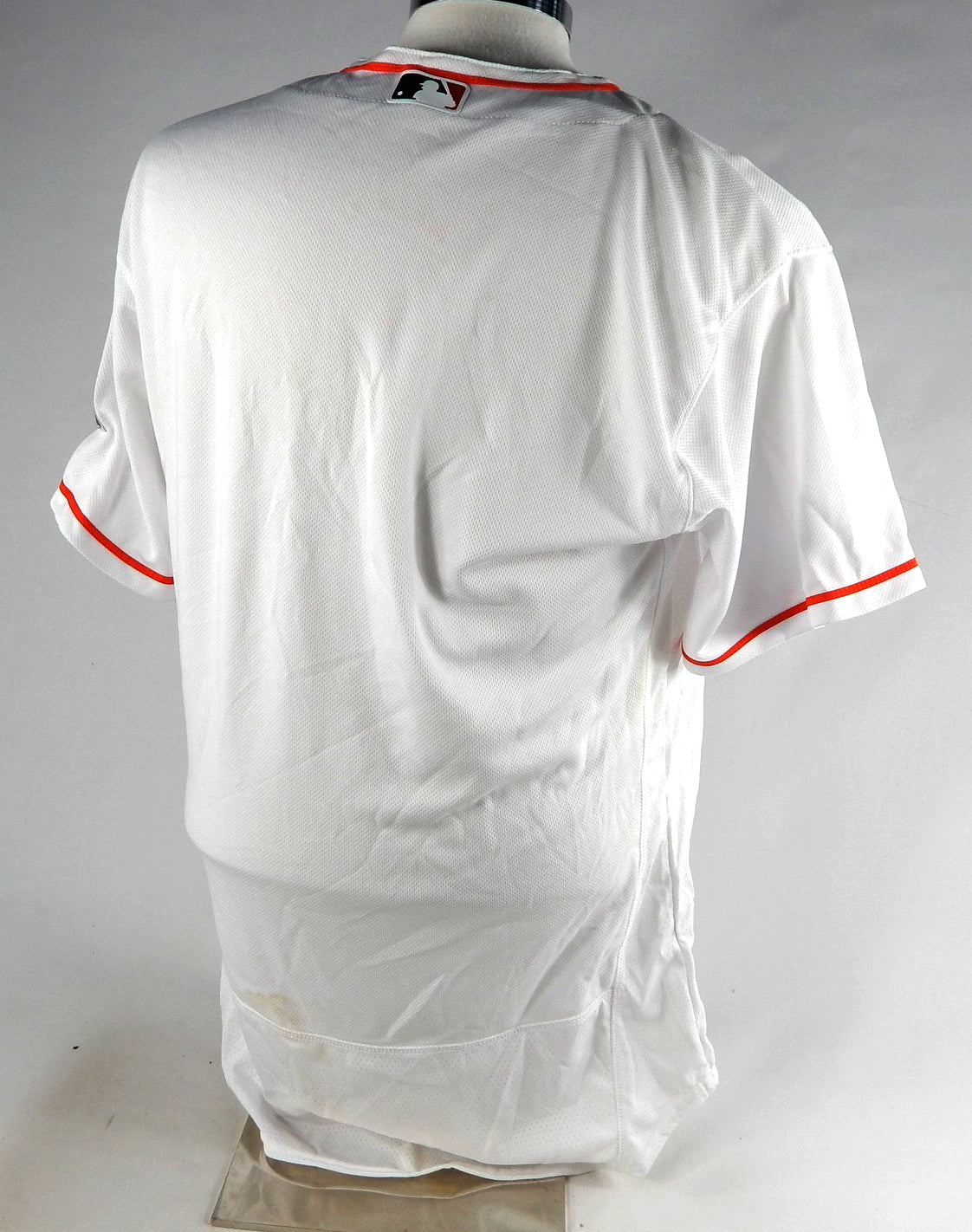 Miami Marlins Blank Game Issued White Jersey 44 338 Pic2