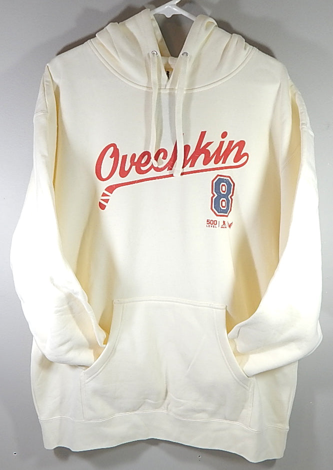Alex Ovechkin Washington Capitals Script 500 Level NHLPA Hoodie Sweatshirt S
