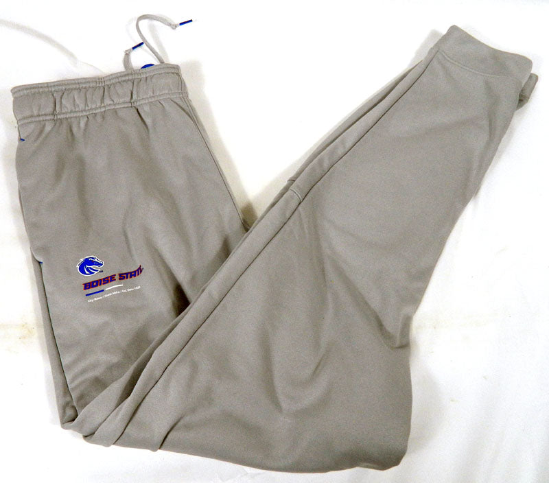 New Boise State Broncos Nike Therma-Fit Gray Track Pants Size M