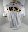 2013 Pittsburgh Pirates Erik Cordier # Game Issued White Jersey PITT33077