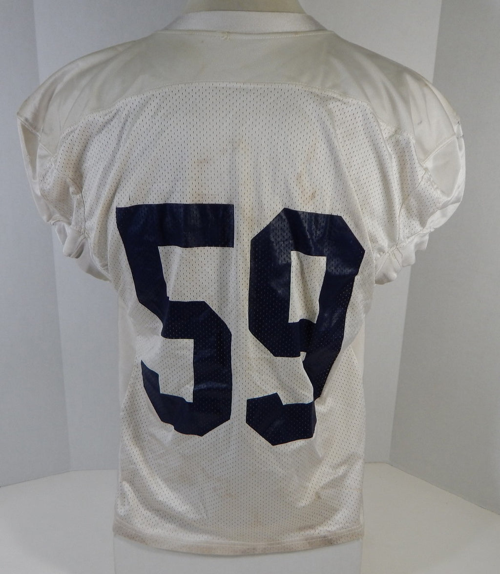 2007 Auburn Tigers #59 Game Used White Football Practice Jersey Size: XL DP11249 Pic2