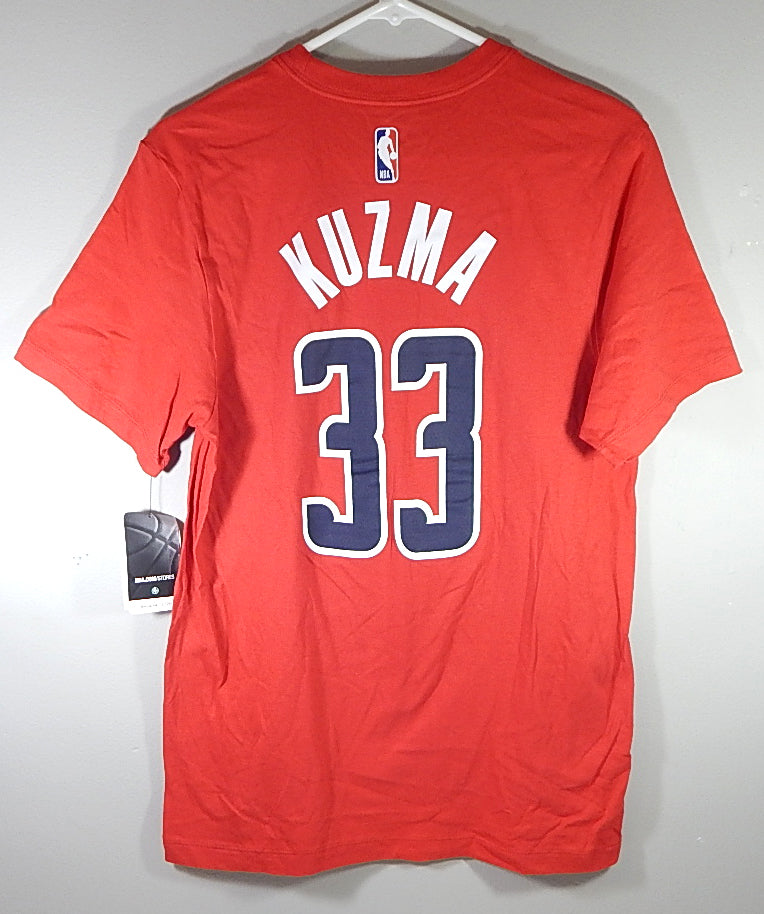 Kyle Kuzma #33 Washington Wizards The Nike Tee T-Shirt Shirt Red New Small Pic2