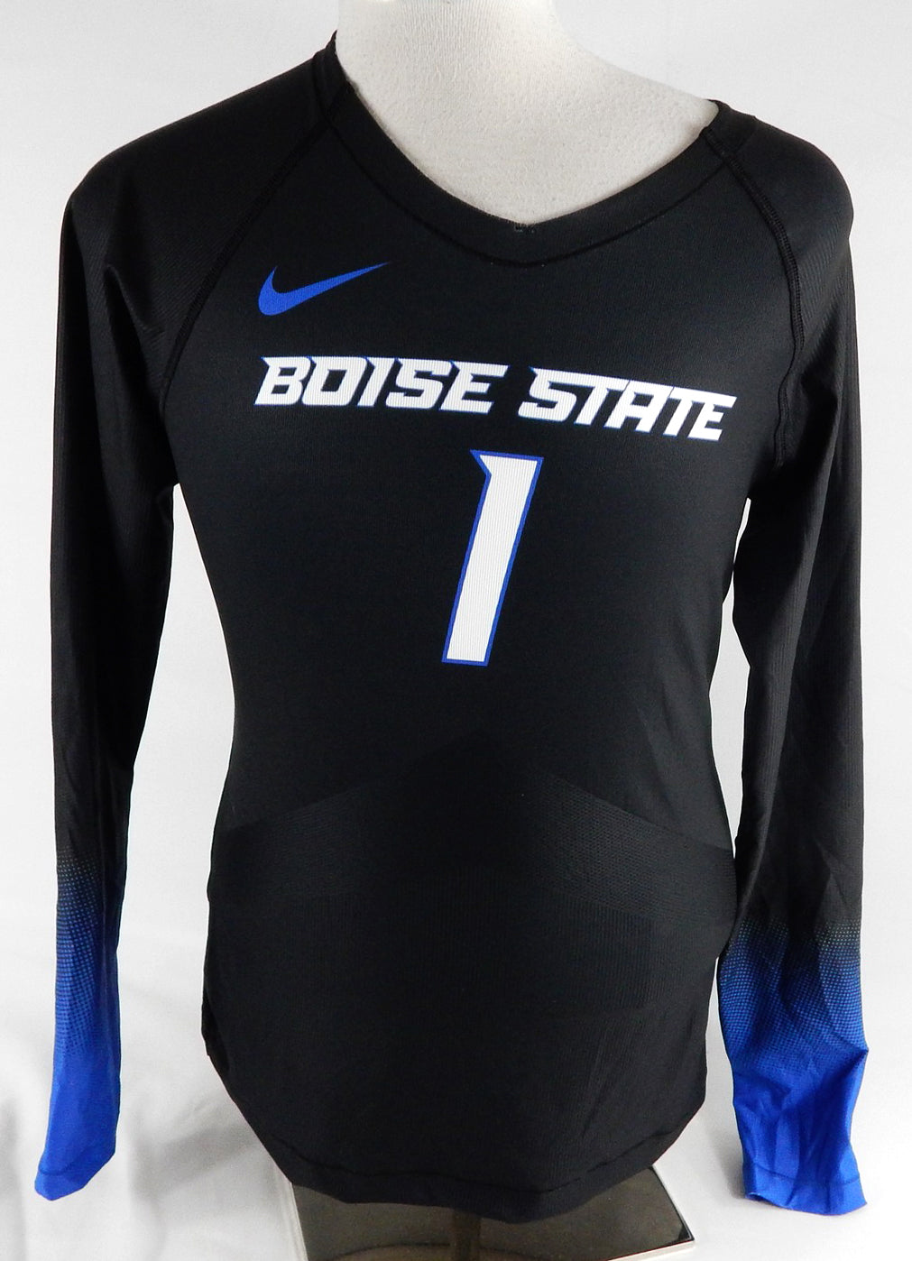 2022 Boise State Broncos #1 Game Used Black Jersey Volleyball M DP105778