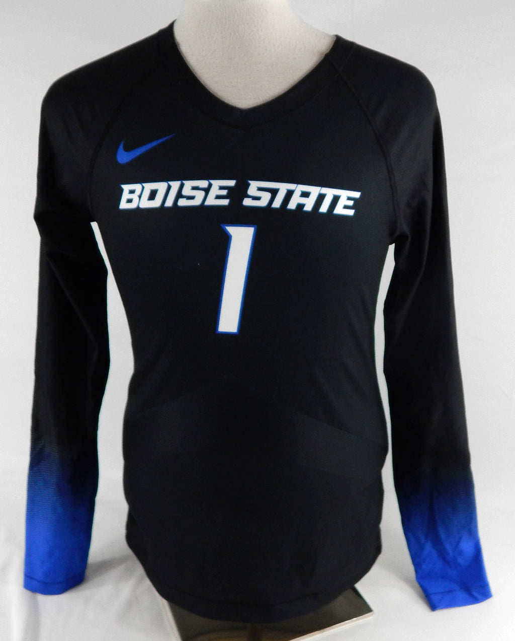 2022 Boise State Broncos #1 Game Used Black Jersey Volleyball M DP105779