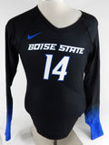 2022 Boise State Broncos #14 Game Used Black Jersey Volleyball M DP105780