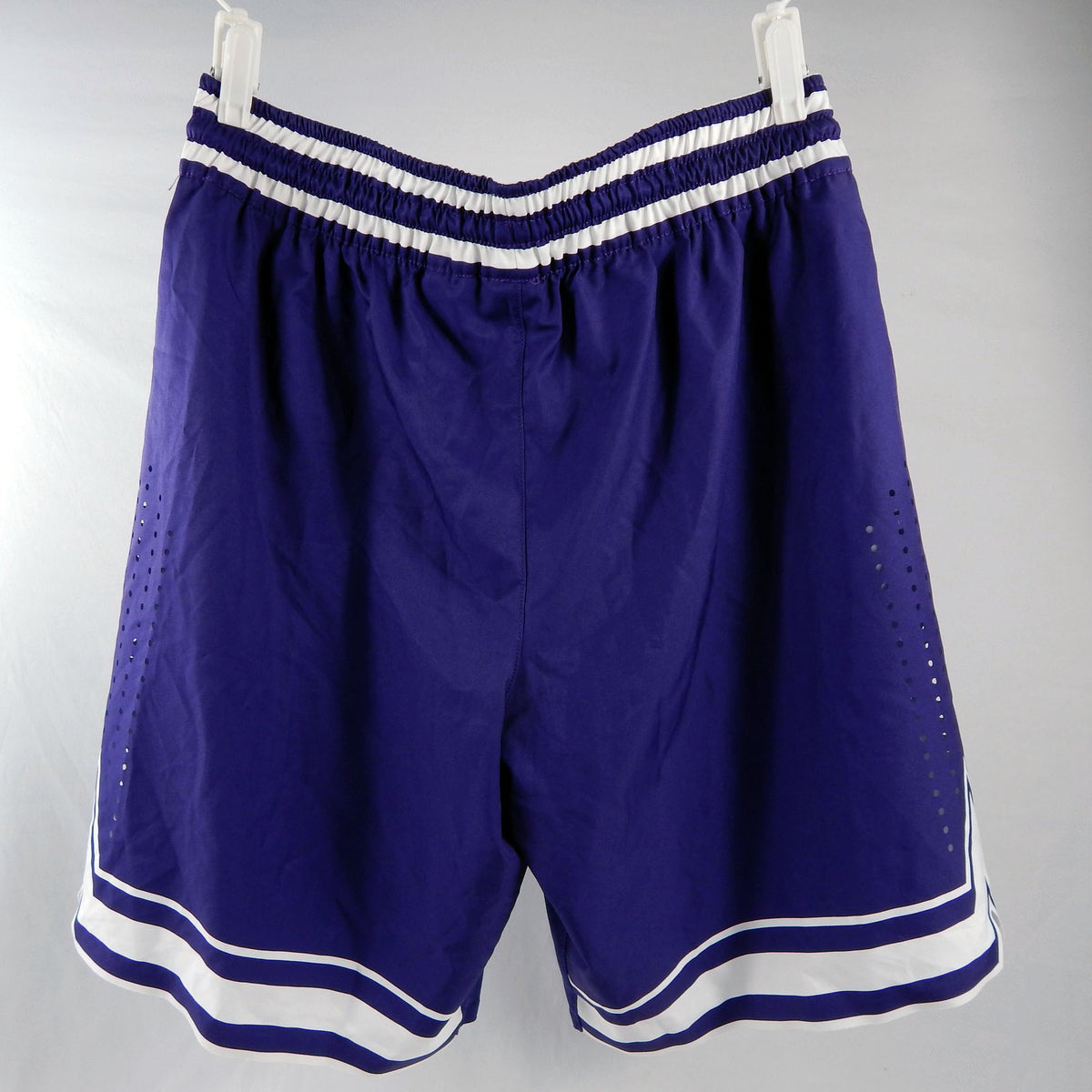 2018-19 Texas TCU Horned Frogs #50 Game Used Purple Shorts Basketball M 40 367 Pic2