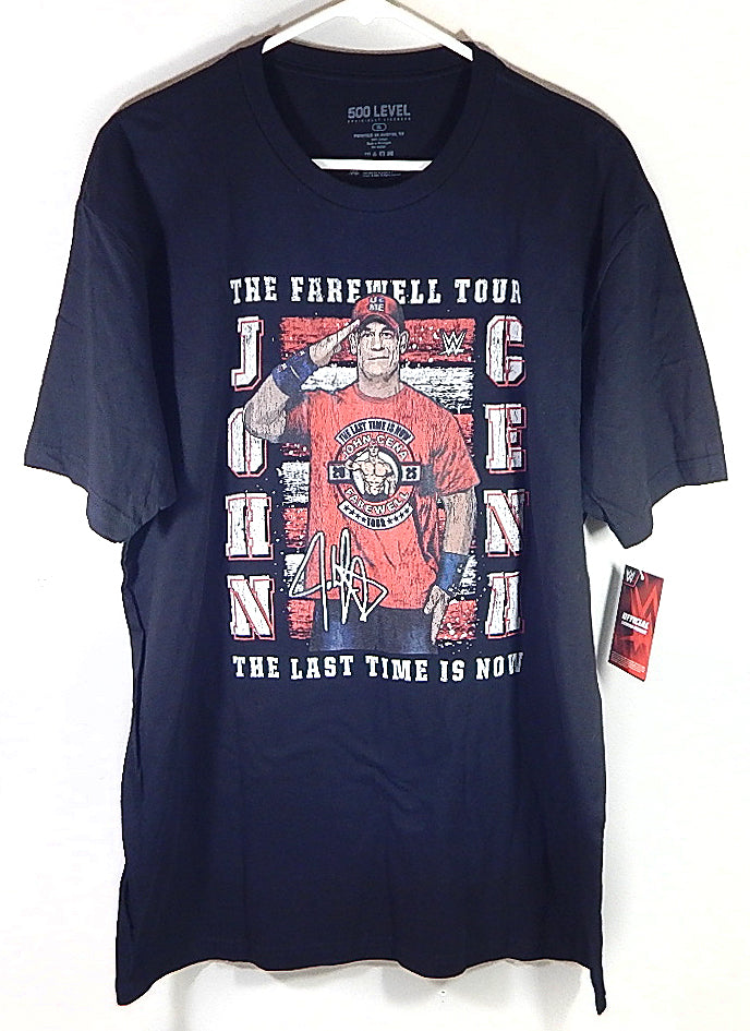 John Cena The Farewell Tour UCME WWE 500 Level Tee Shirt T-Shirt Black New XL