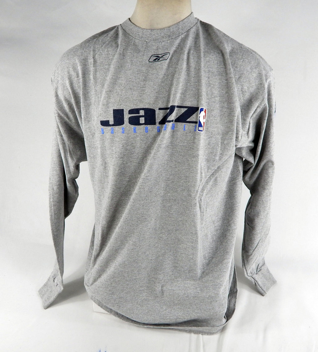 2000s Utah Jazz Team Issued Grey Training Shirt XLT DP68352