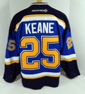 2001-02 St. Louis Blues Mike Keane #25 Game Issued Blue Jersey DP12167
