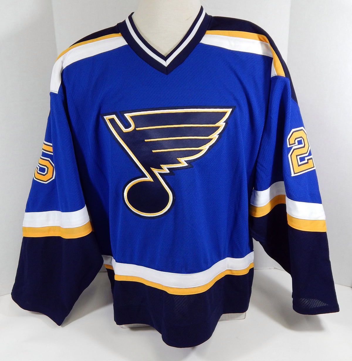 2001-02 St. Louis Blues Mike Keane #25 Game Issued Blue Jersey DP12167 Pic2
