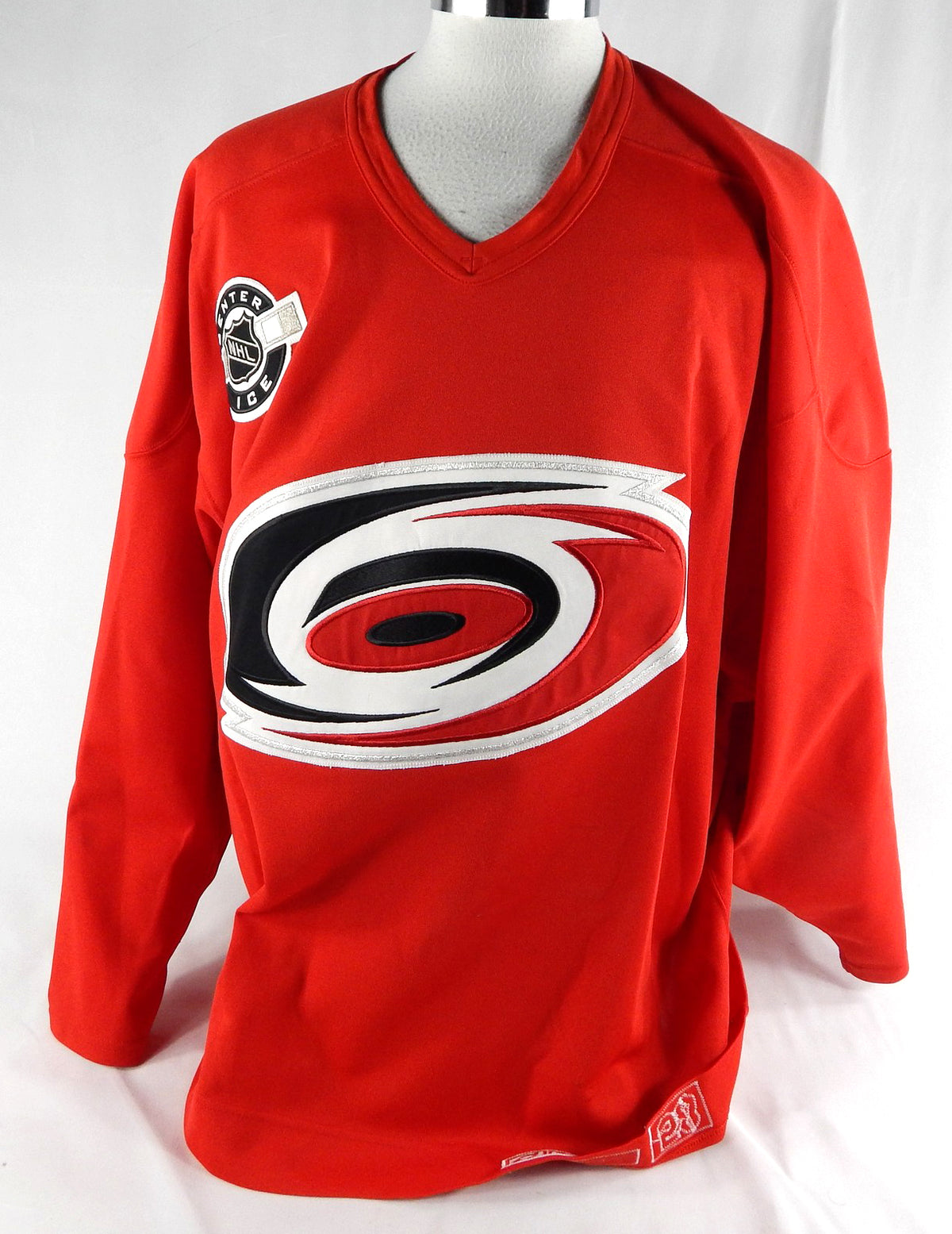 1990s Carolina Hurricanes Game Used Red Practice Jersey 58 055