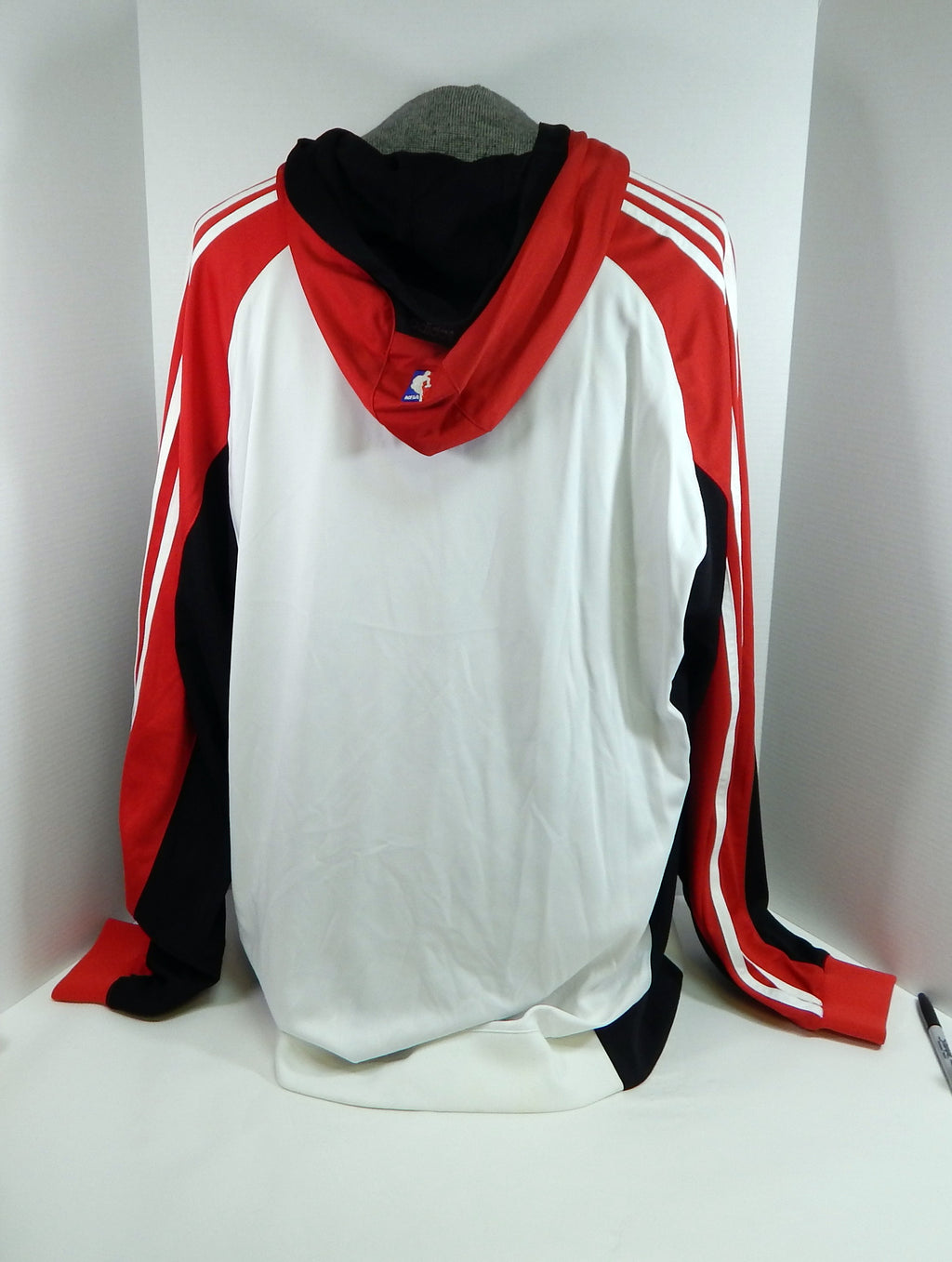 2000s Portland Trailblazers Game Issued White Shooting Shirt 2XL DP51289 Pic2