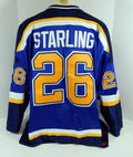 St. Louis Blues Chad Starling #26 Game Issed Blue Jersey DP12168