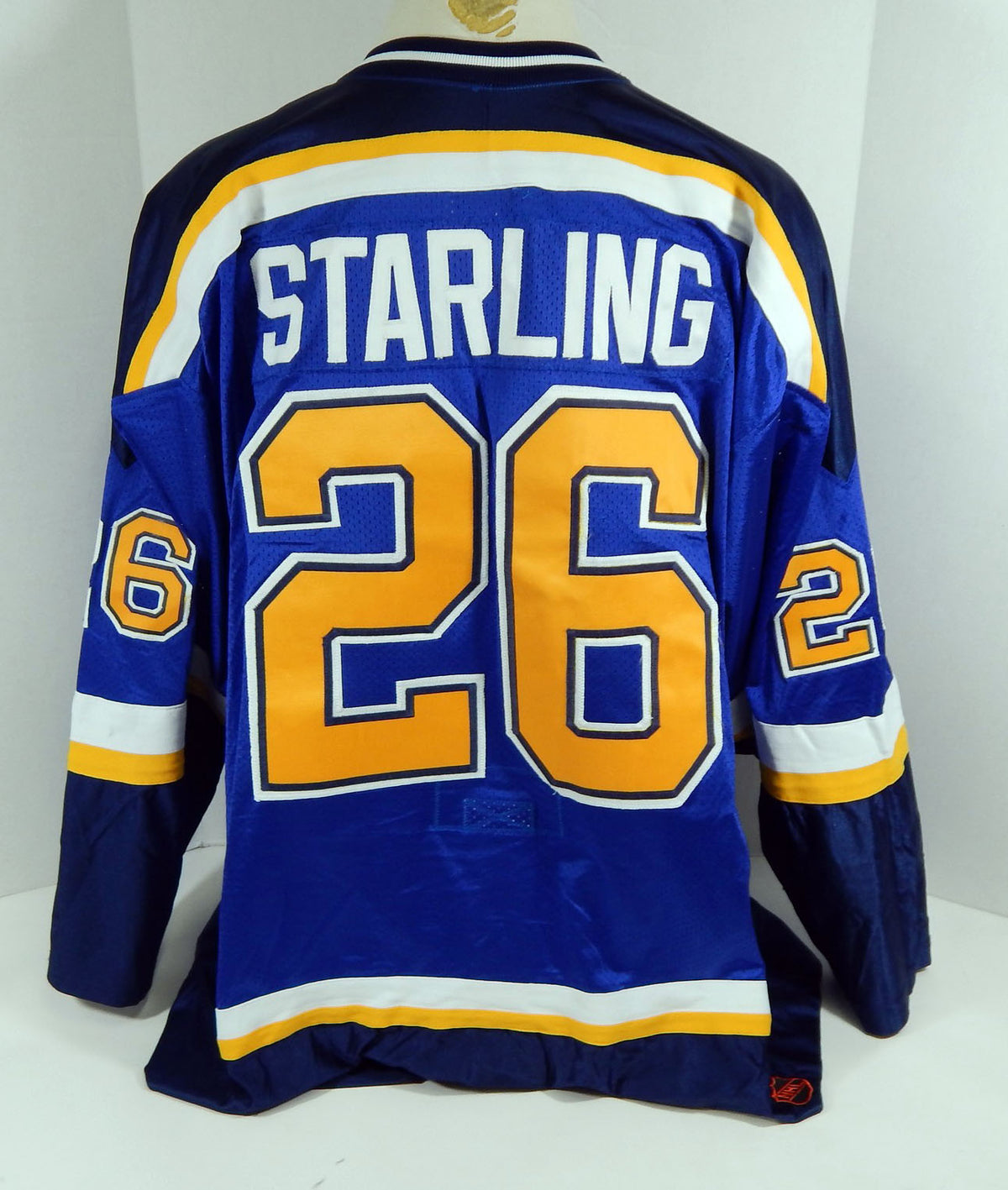 St. Louis Blues Chad Starling #26 Game Issed Blue Jersey DP12168