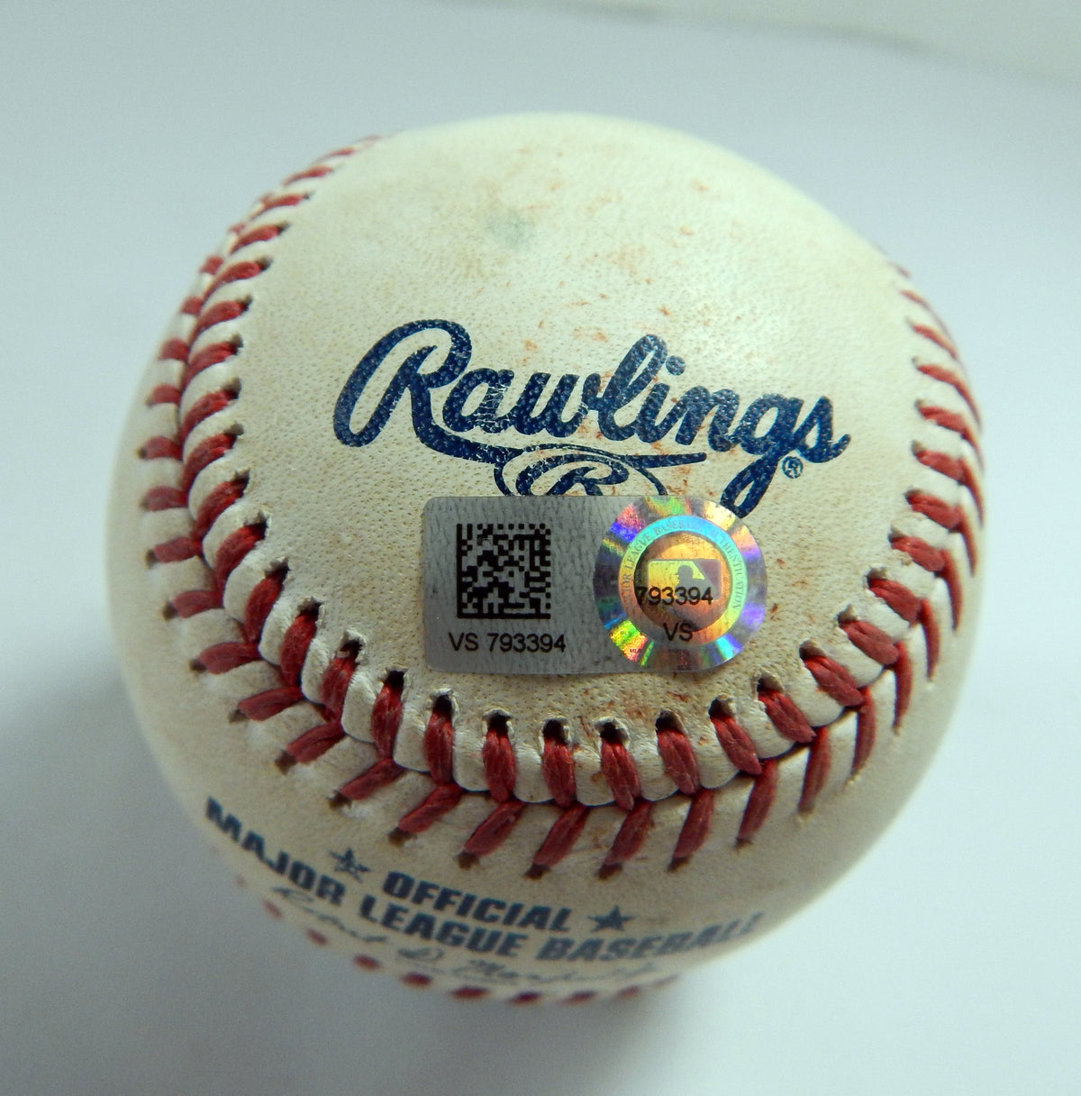 2021 New York Mets at Miami Marlins Game Used Baseball VS793394 DP49133 Pic2