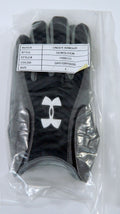 New Under Armor UA Demolition Gray/Gray Receiver Gloves Size L