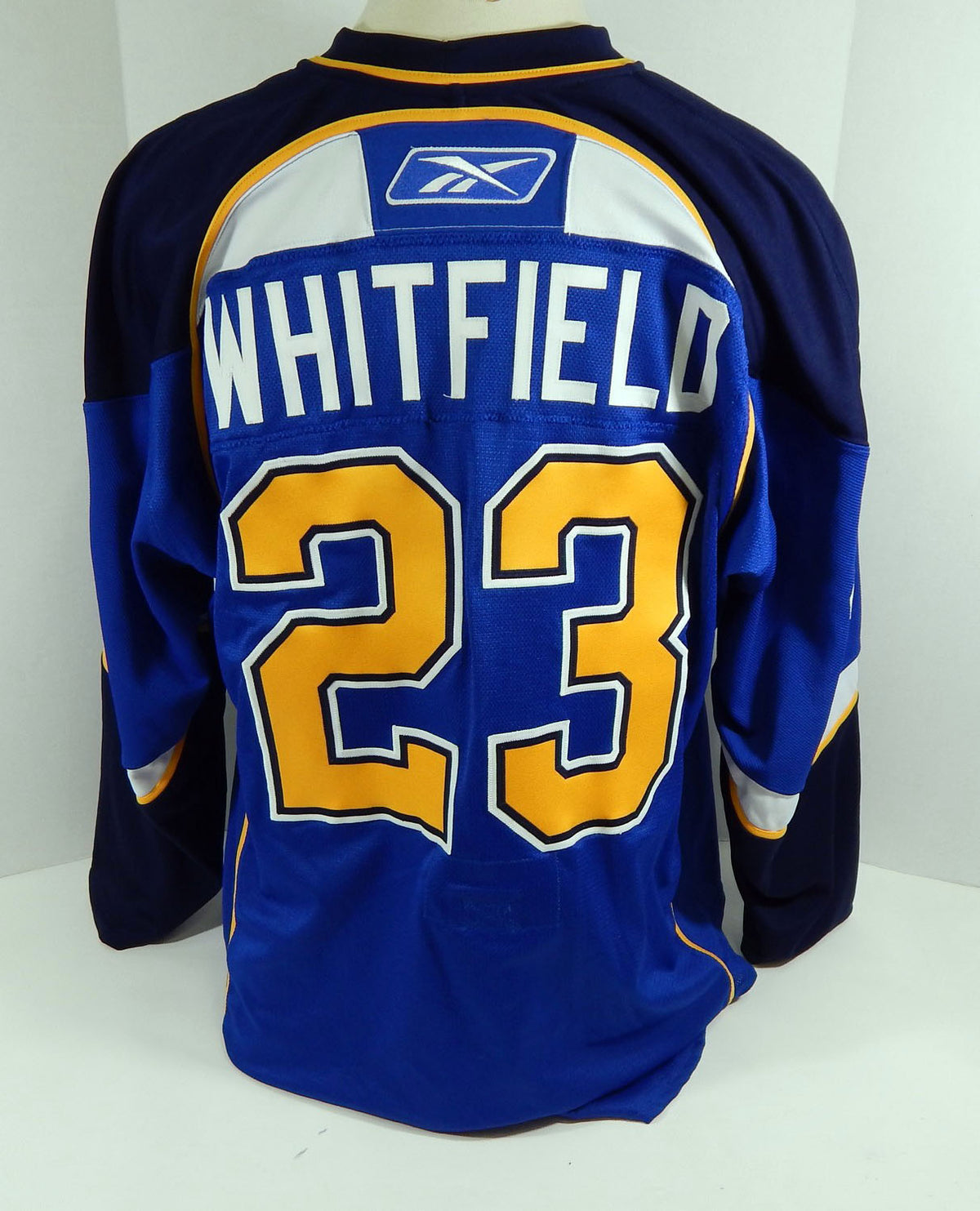 St. Louis Blues Trent Whitfield #23 Game Used Blue Jersey DP12169