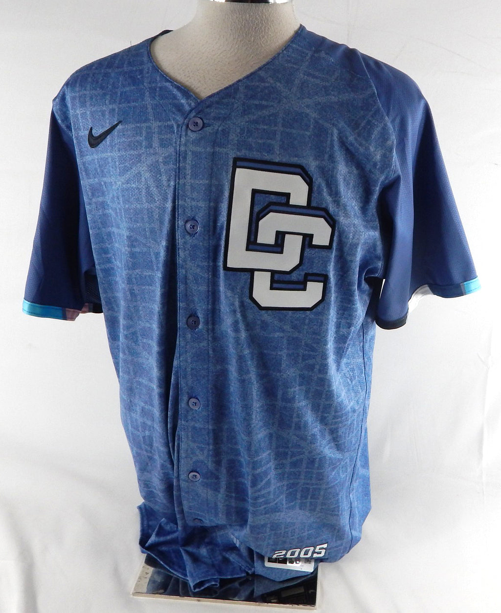 2025 Washington Nationals Shinnosuke Ogasawara #16 Game Issued Blue Jersey City Pic2