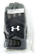 New Under Armor UA Combat Full Finger Gray/Gray Receiver Gloves Size XL
