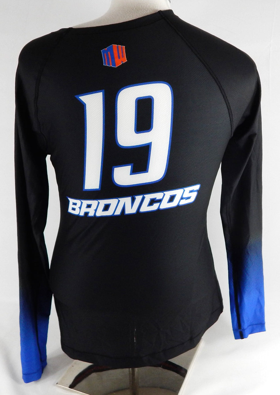2022 Boise State Broncos #19 Game Used Black Jersey Volleyball M DP105784 Pic2