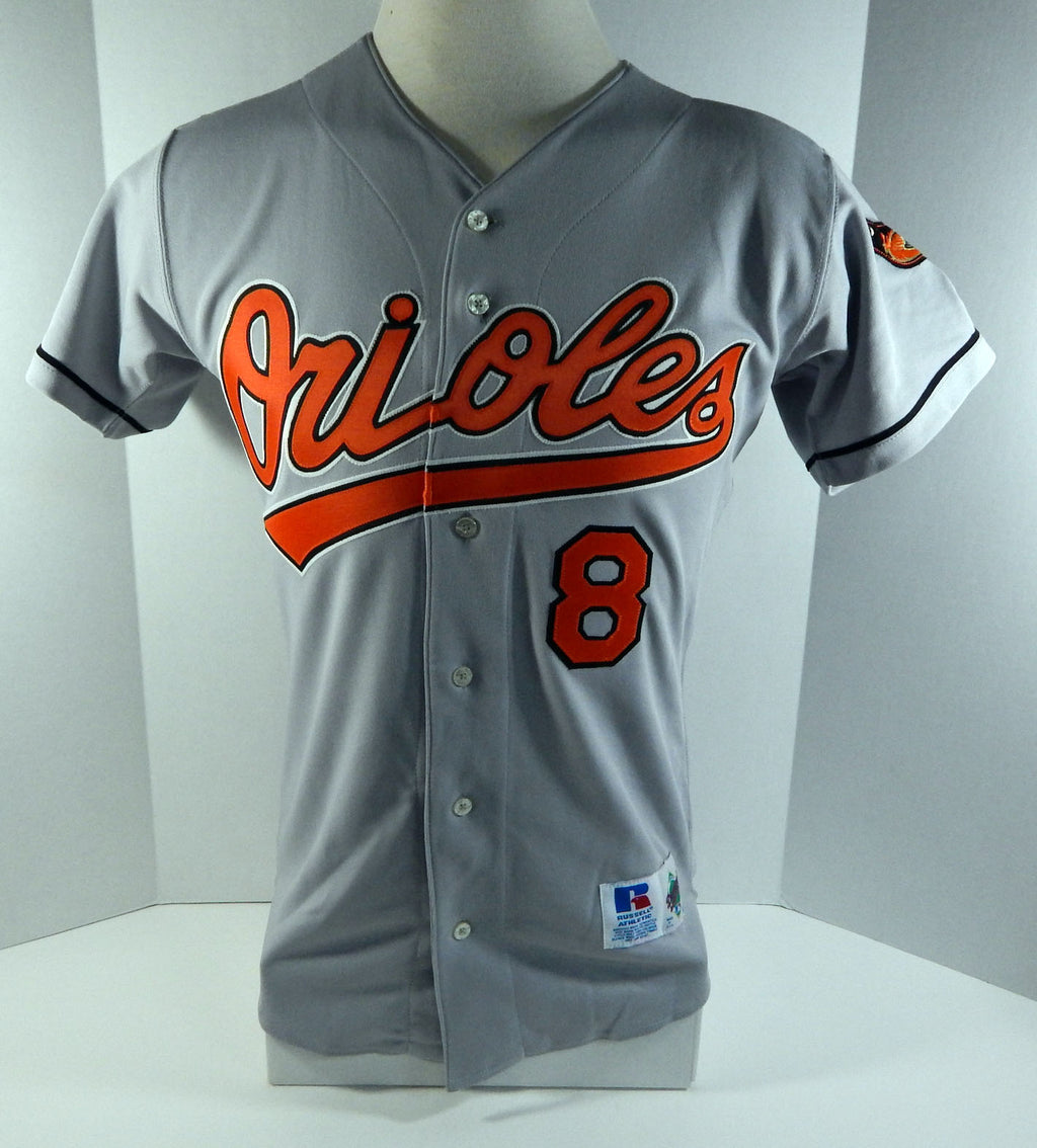 Baltimore Orioles Cal Ripken Jr #8 Authentic Grey Jersey Russell Ath 40 757 Pic2