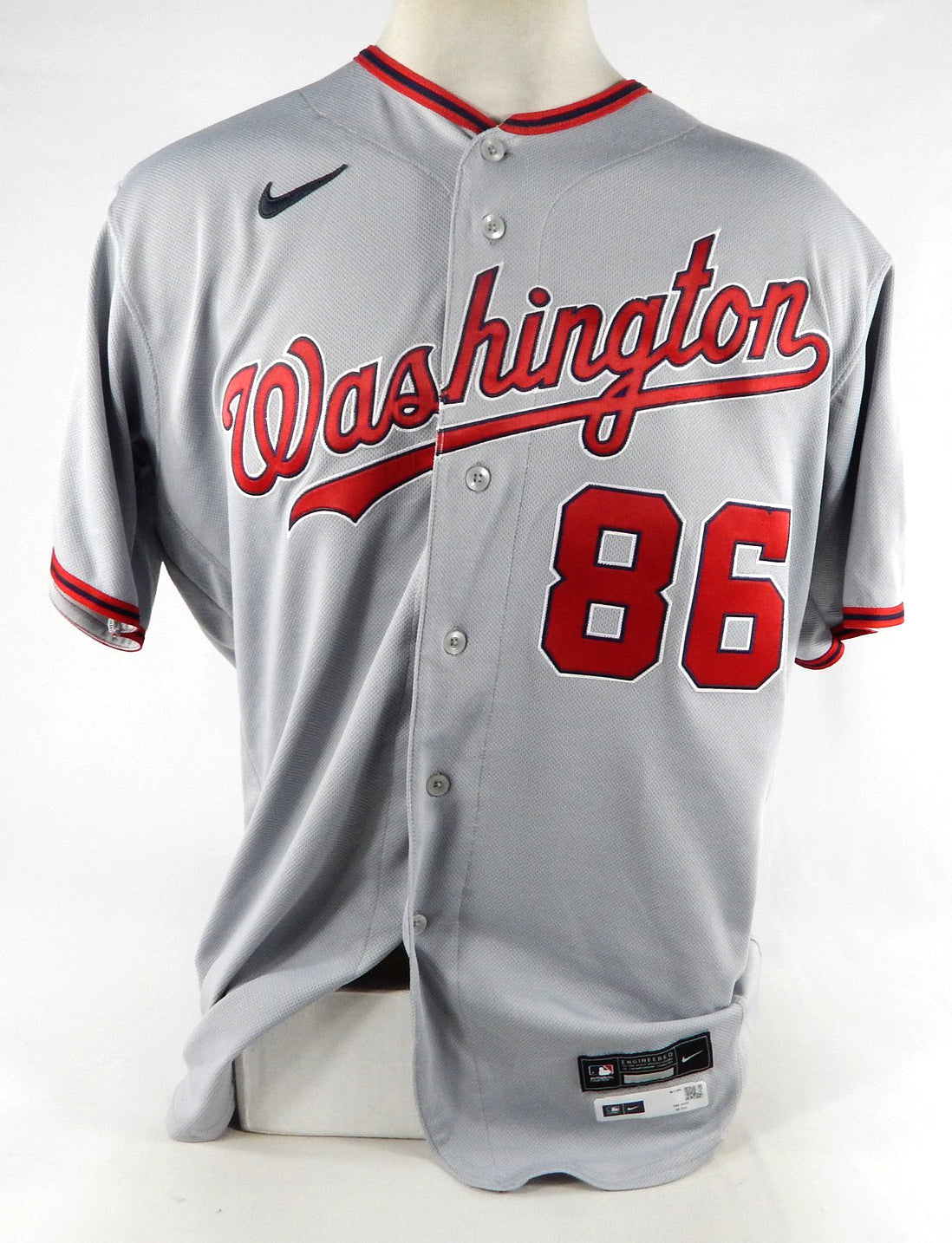 2022 Washington Nationals Chris Michalak #86 Game Issued Pos Used Grey Jersey 9 Pic2