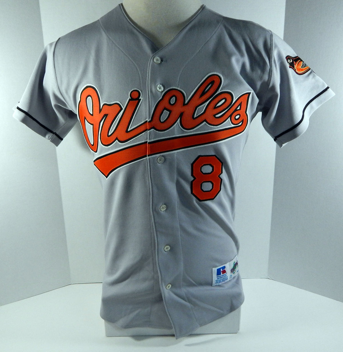 Baltimore Orioles Cal Ripken Jr #8 Authentic Grey Jersey Russell Ath 40 758 Pic2