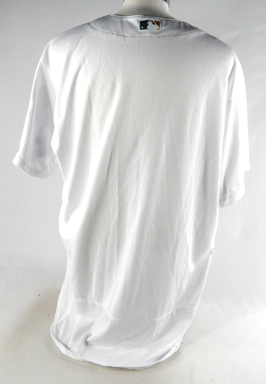 2020 Oakland Athletics Blank Game Issued White Jersey 52 348 Pic2