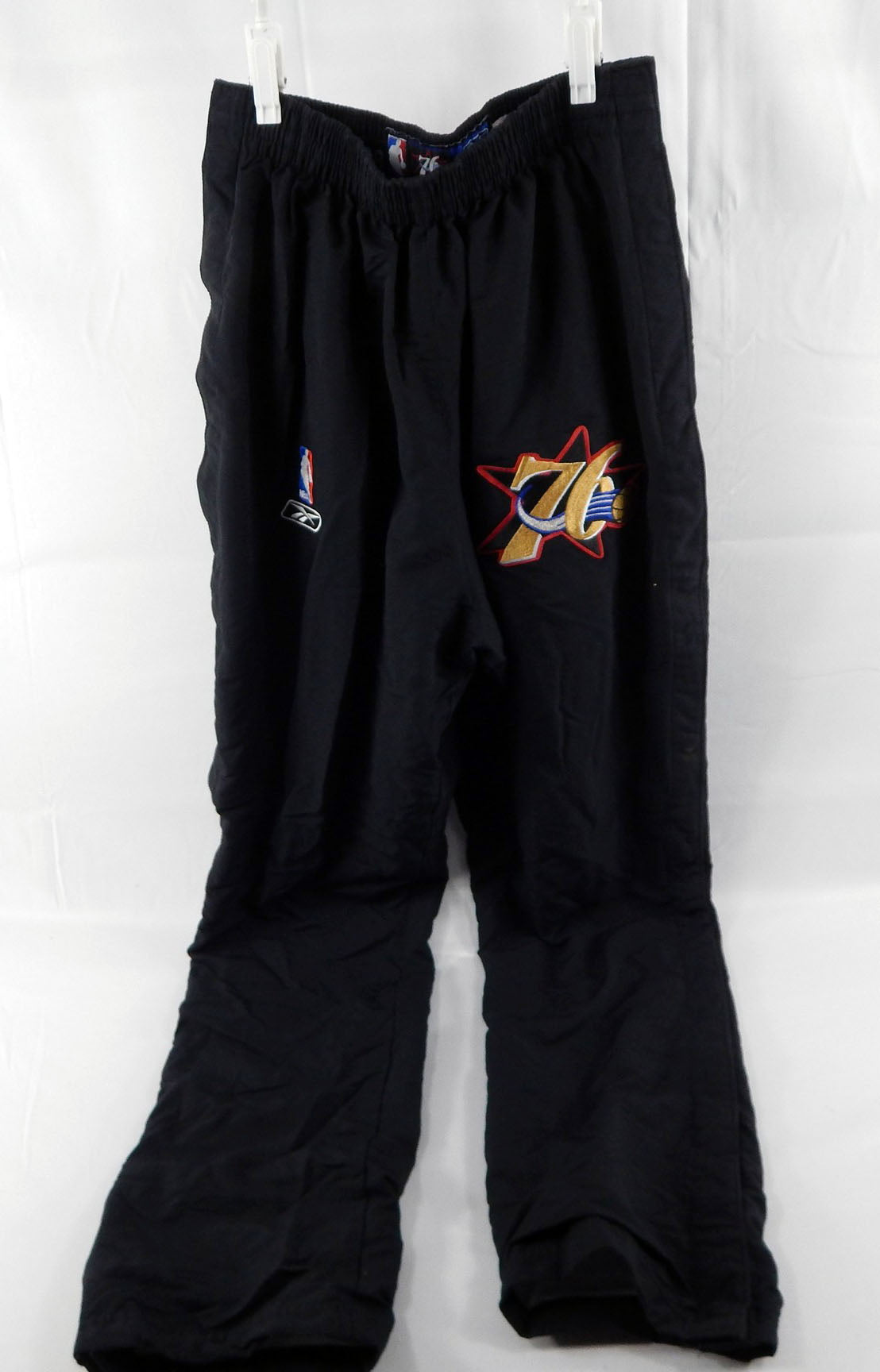 2004-05 Philadelphia 76ers John Salmons #7 Game Used Black Warm Up Pants 38 751