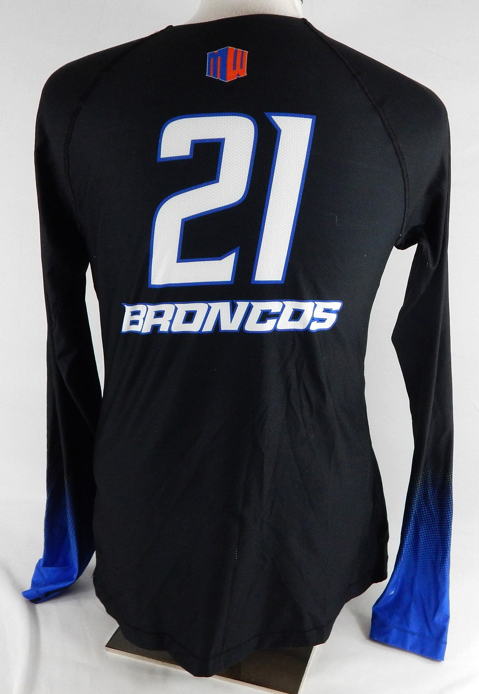 2022 Boise State Broncos #21 Game Used Black Jersey Volleyball L DP105786 Pic2