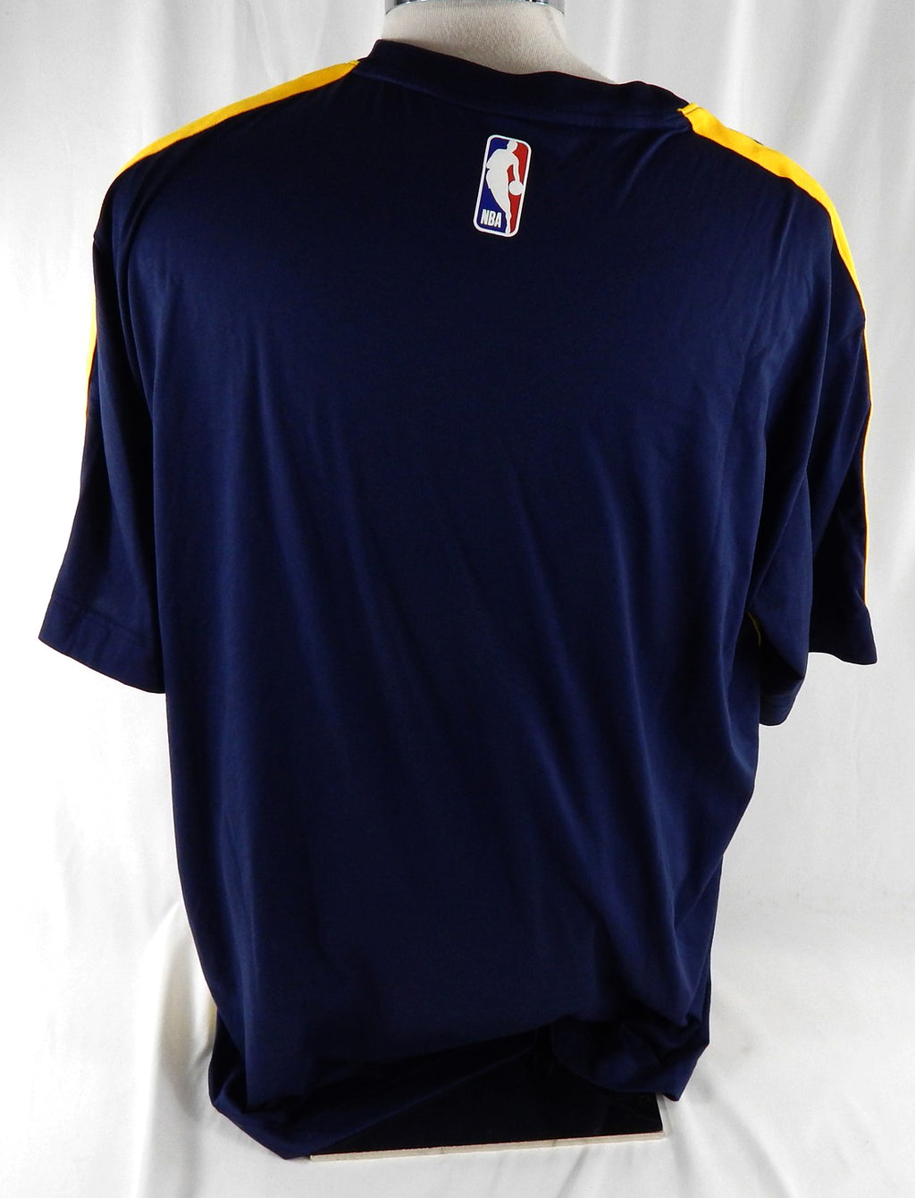 2020-21 Denver Nuggets Zeke Nnaji #22 Game Used Navy Shooting Shirt XL 722 Pic2