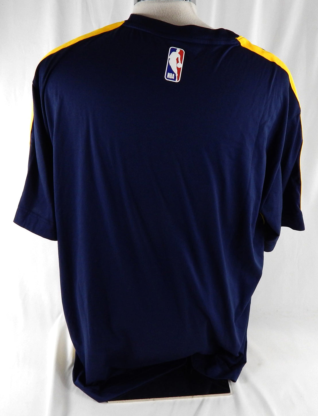 2020-21 Denver Nuggets Zeke Nnaji #22 Game Used Navy Shooting Shirt XL 722 Pic2