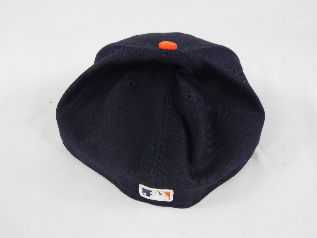 2023 Detroit Tigers Chris Fetter #41 Game Issued Pos Used Navy Hat 7 1/2 DP67210 Pic2
